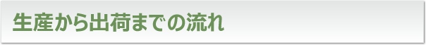 生産から出荷までの流れ